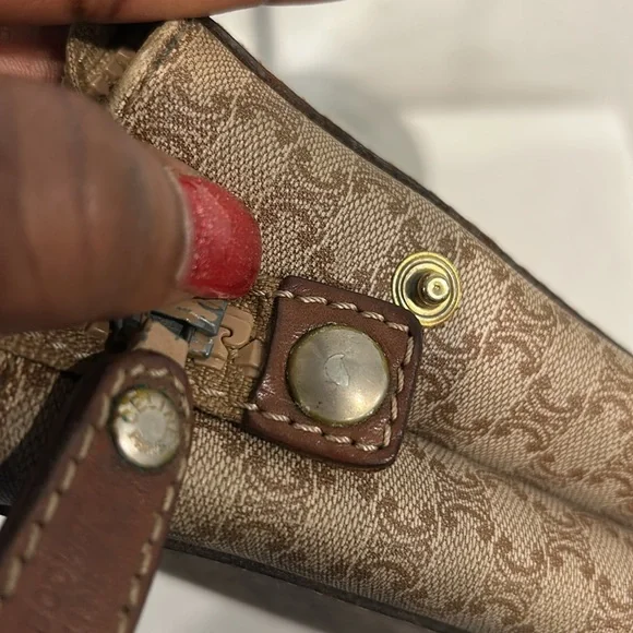 Vintage Celine Macadam zip Clutch - Picture 15 of 16